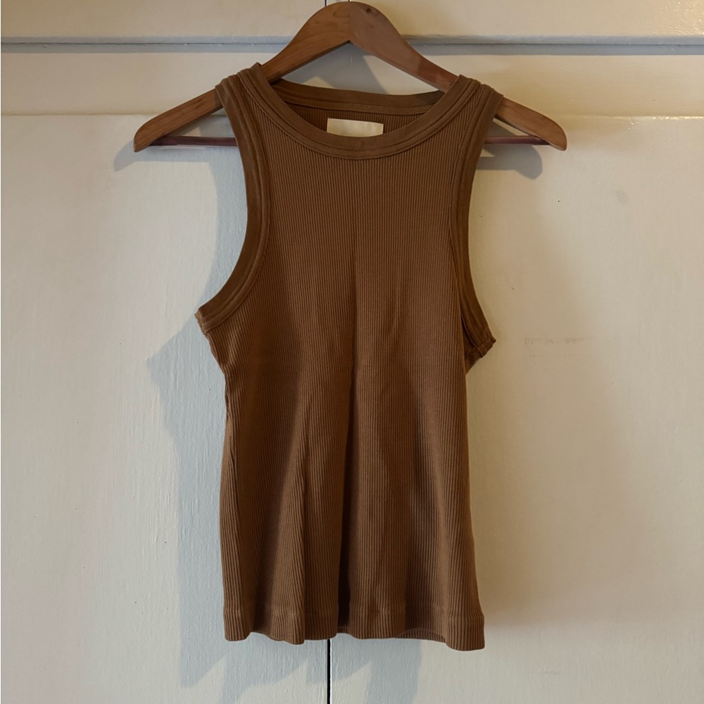 Citizens of Humanity brown knit tank top